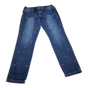 Women’s Blue Desire Star Studded Jeans – Size 14